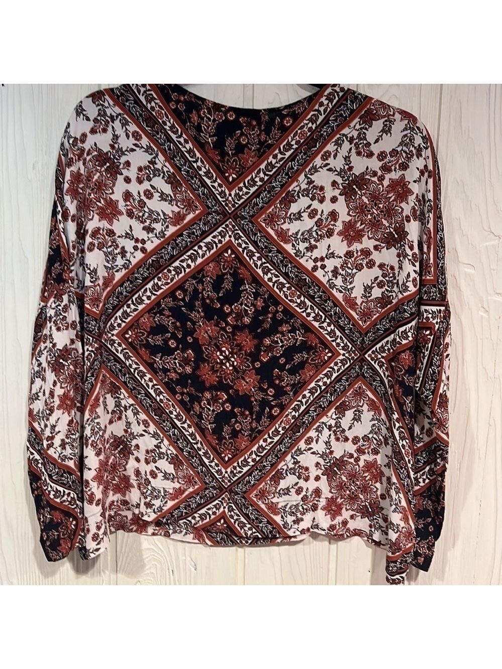 Zara Woman Blouse Medium Large Boho - Picture 5 of 7